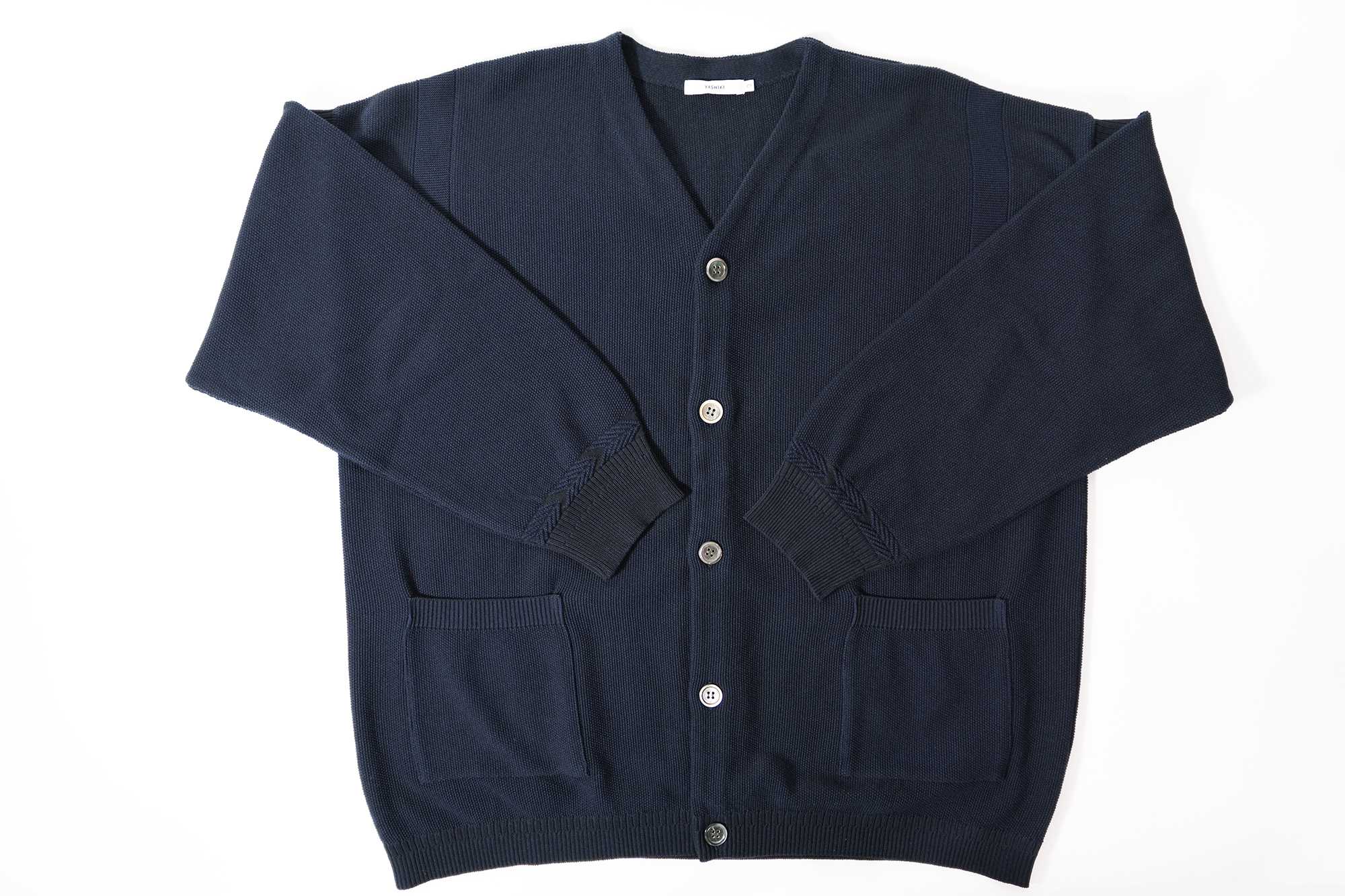YASHIKI ヤシキ　ネイビー カーディガン YASHIKI ヤシキ ネイビー カーディガン