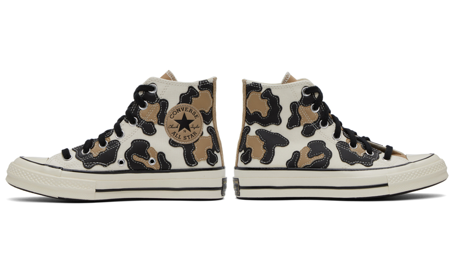 CT70 レザーアップリケ・ハイカット