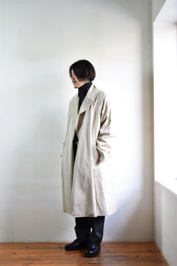 コモリ comoli 15aw/fw タイロッケンコート サイズ2 ネイビー