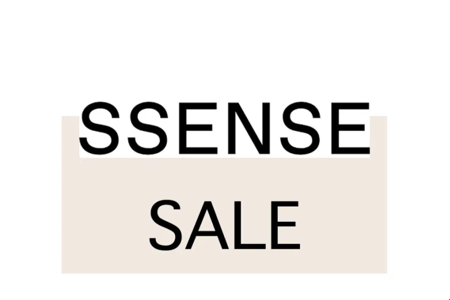 SSENSE セール