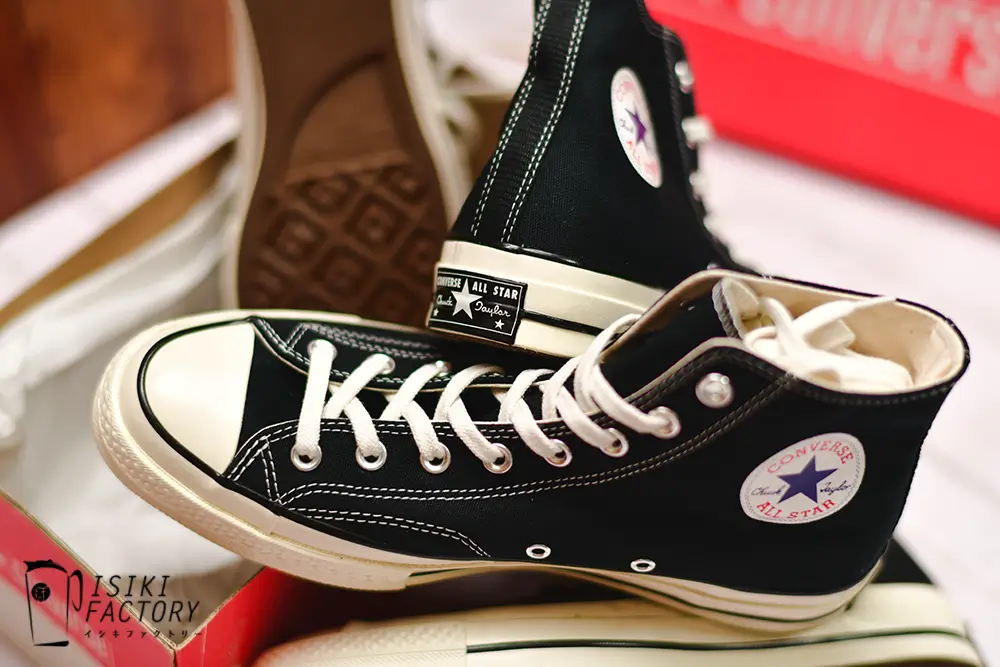 24cm CONVERSE CT70 復刻版 ローカット ブラック-