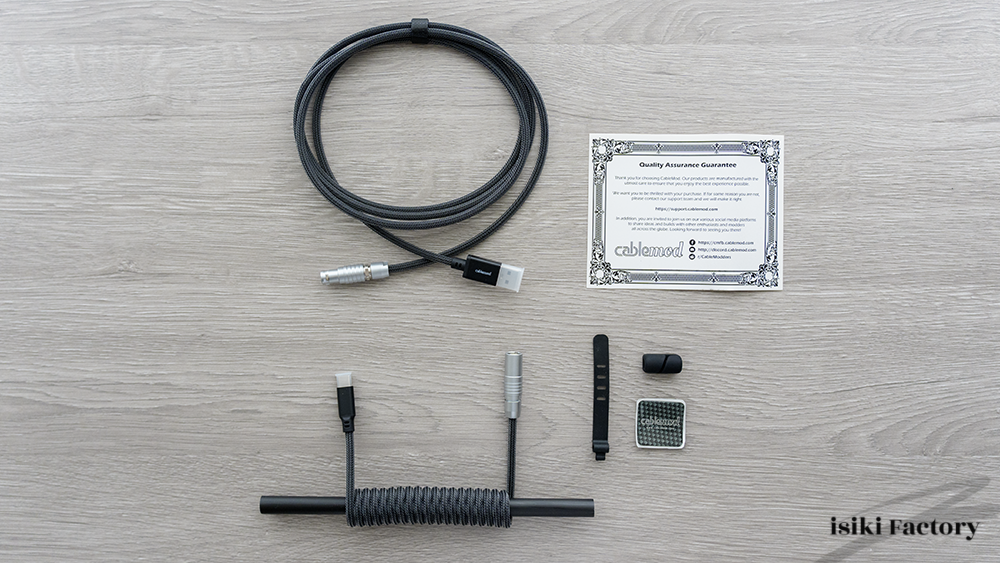 CableModの付属品(同梱物)