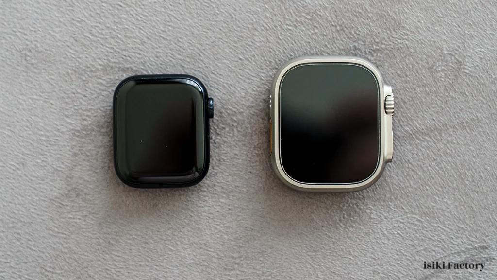 41mmと49mm(Ultra)の比較